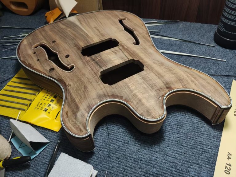 Maxey Archtops Workshop and Production Photos026