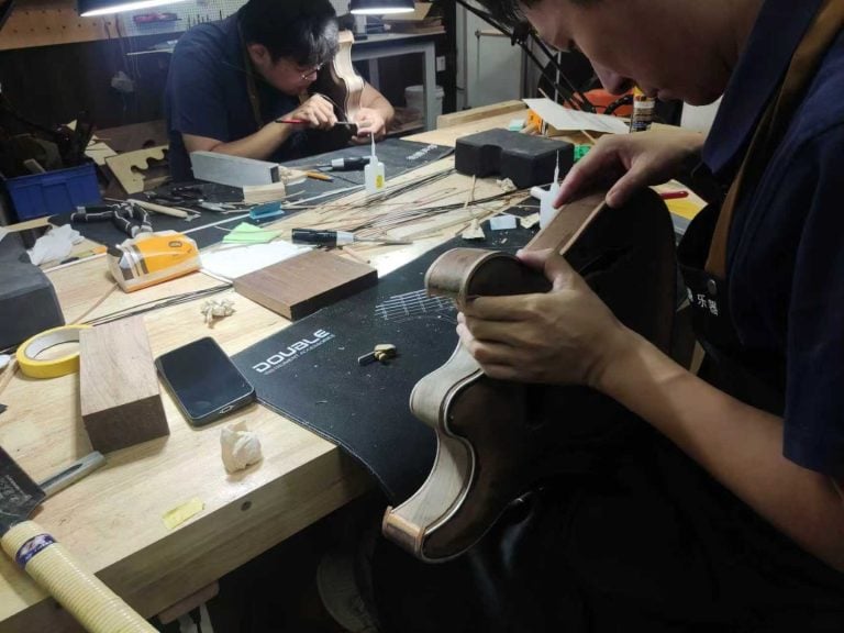 Maxey Archtops Workshop and Production Photos076