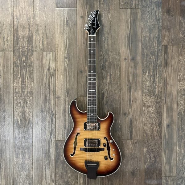 Maxey Archtops GH4 Flame Maple Burst01