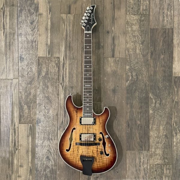 Maxey Archtops GH4 Spalted Maple Burst01