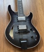 Maxey Archtops GH3 Flame Maple Grey Burst02
