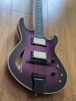 Maxey Archtops GH3 Flame Maple Purple Burst02