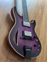 Maxey Archtops GH3 Flame Maple Purple Burst03