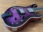 Maxey Archtops GH3 Flame Maple Purple Burst07