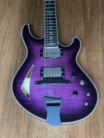 Maxey Archtops GH3 Flame Maple Purple Burst16