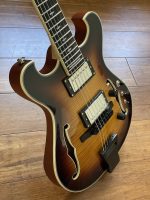 Maxey Archtops NO2 Flame Maple Burst25