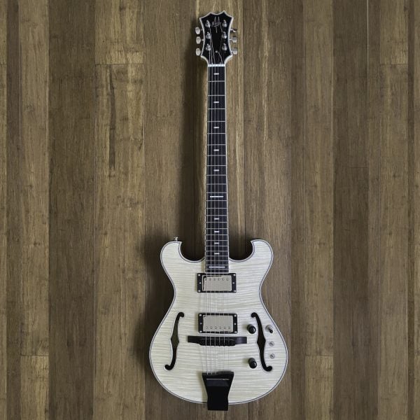 Maxey Archtops NO2 Flame Maple Natural V2