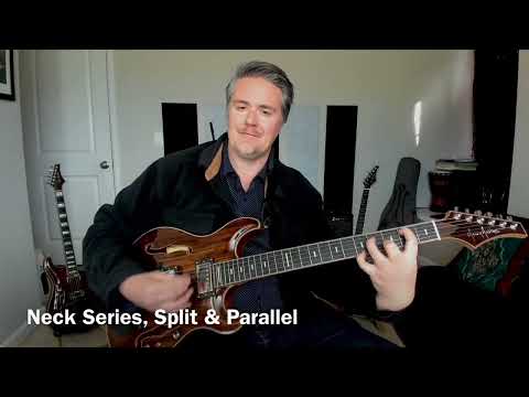 Maxey Archtops GH2 Koa Demo Dr. Z Lux Series Split Parallel #phishguitarheads #languedocguitars