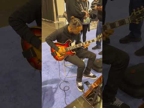 Winter NAMM 2024 - Anaheim, CA - Maxey Archtops Night Owl