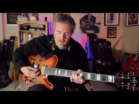 Maxey Archtops Lark Guitar with Josh Maxey - Ibanez TS9-JHS Ross (Sustain)