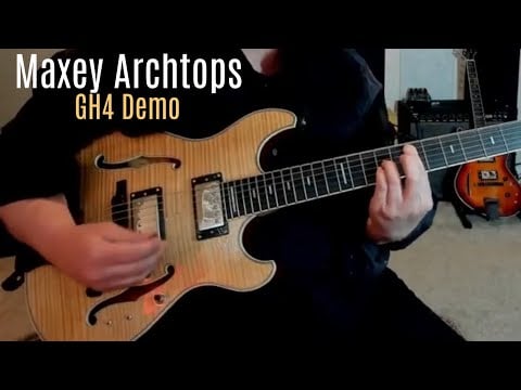 Maxey Archtops GH4 Maple Demo
